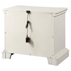 Evelyn White Nightstand - furniture place usa