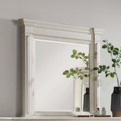Evelyn White Dresser Mirror - furniture place usa