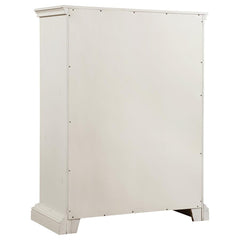 Evelyn White Chest - furniture place usa