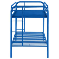 Morgan Blue Twin / Twin Bunk Bed - furniture place usa