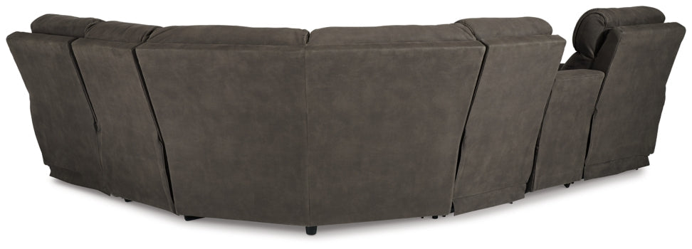 Hoopster 6-Piece Power Reclining Sectional - furniture place usa