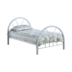 Marjorie White Twin Bed - furniture place usa