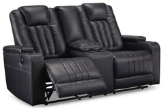 Center Point Reclining Loveseat with Console - furniture place usa