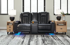 Center Point Reclining Loveseat with Console - furniture place usa
