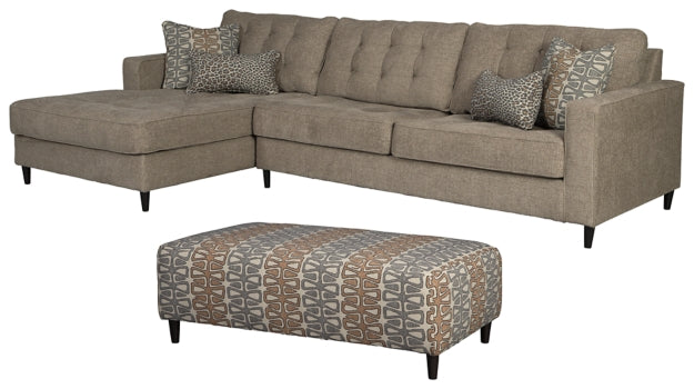 Flintshire 2-Piece Sectional with Ottoman - PKG001029 - furniture place usa