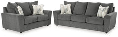 Stairatt Sofa and Loveseat - furniture place usa