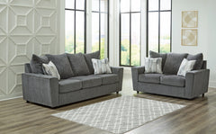 Stairatt Sofa, Loveseat, Chair and Ottoman - furniture place usa