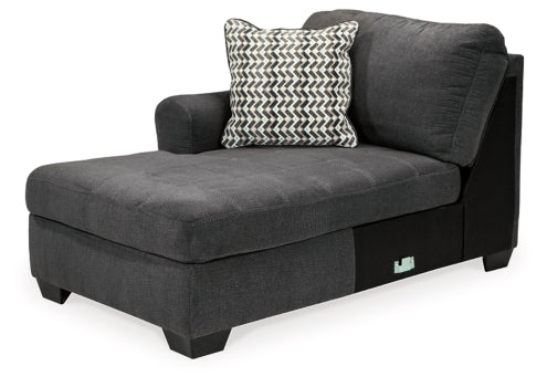 Ambee 3-Piece Sectional with Ottoman - PKG010934 - furniture place usa