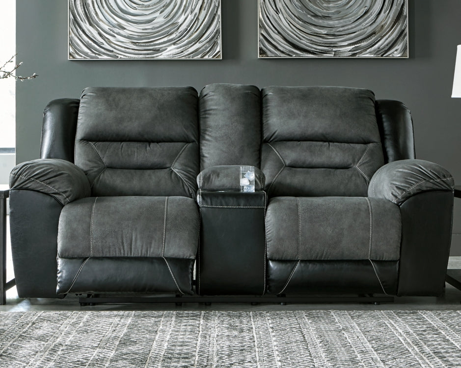 Earhart Sofa, Loveseat and Recliner - furniture place usa