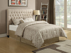 Chloe Beige Full Headboard & Hardware - furniture place usa