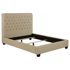 Chloe Beige Full Bed - furniture place usa