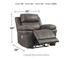 Erlangen Power Recliner - furniture place usa