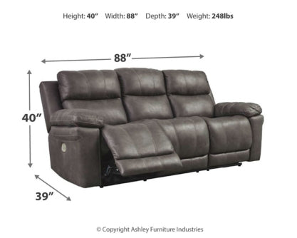 Erlangen Power Reclining Sofa - furniture place usa