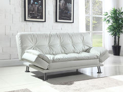 Dilleston White Sofa Bed - furniture place usa