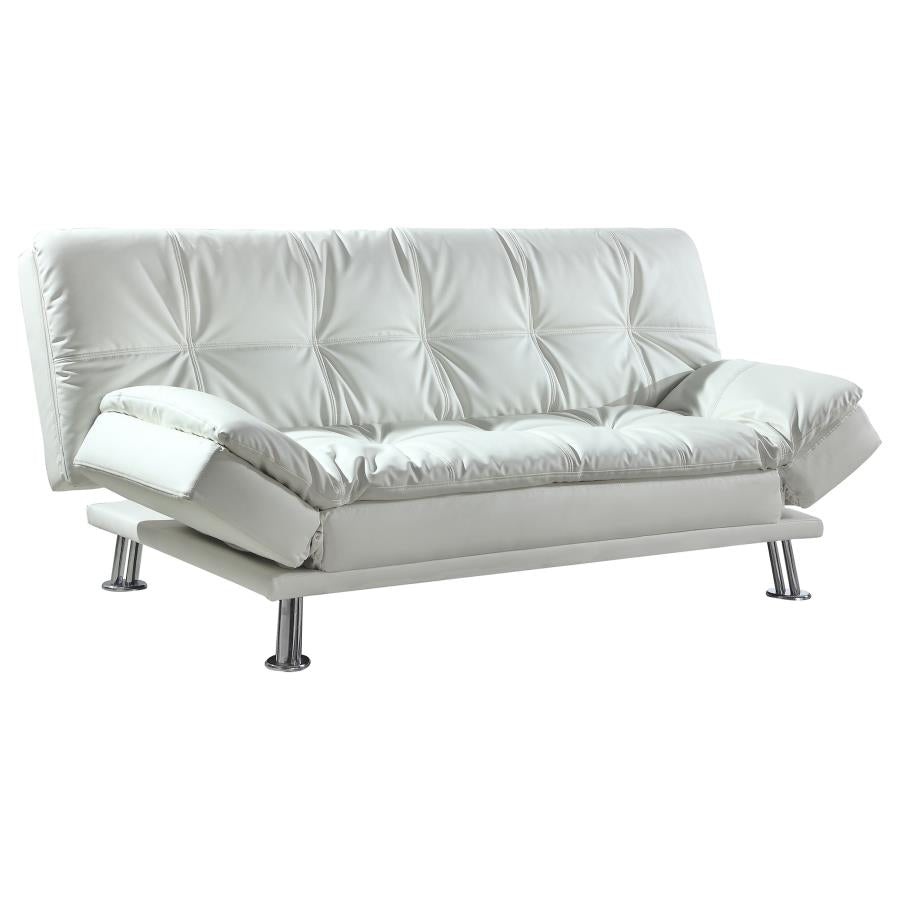 Dilleston White Sofa Bed - furniture place usa