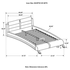 Jeremaine White Queen Bed - furniture place usa