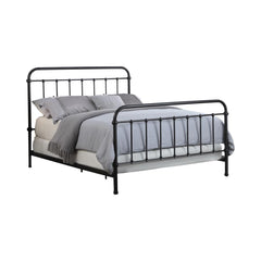 Livingston Brown Full Bed - furniture place usa