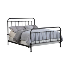 Livingston Brown Queen Bed - furniture place usa