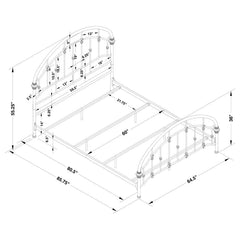 Rowan Brown Queen Bed - furniture place usa