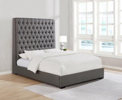 Camille Grey California King Bed - furniture place usa