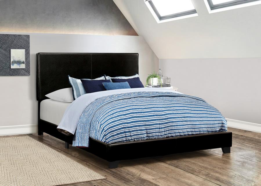 Dorian Black Full Bed - furniture place usa