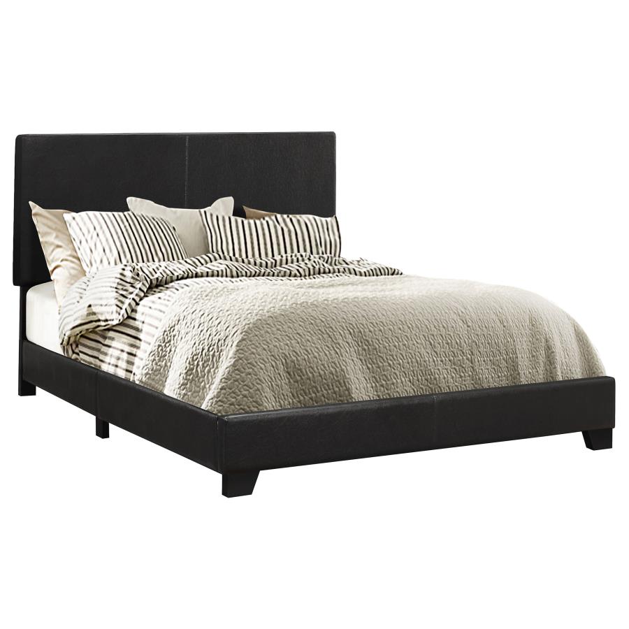 Dorian Black Queen Bed - furniture place usa