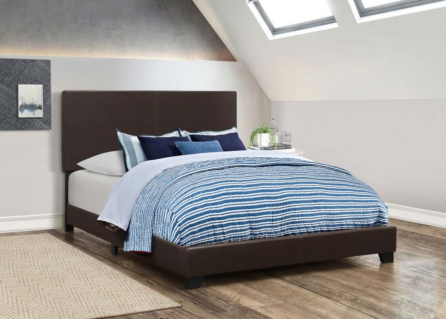 Dorian Brown California King Bed - furniture place usa