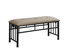 Livingston Brown Bench - furniture place usa
