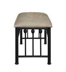 Livingston Brown Bench - furniture place usa