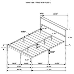 Ricky Grey Queen Bed - furniture place usa