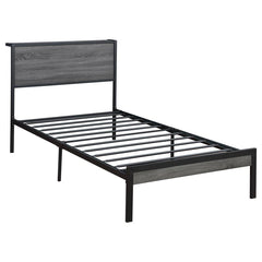 Ricky Grey Twin Bed - furniture place usa