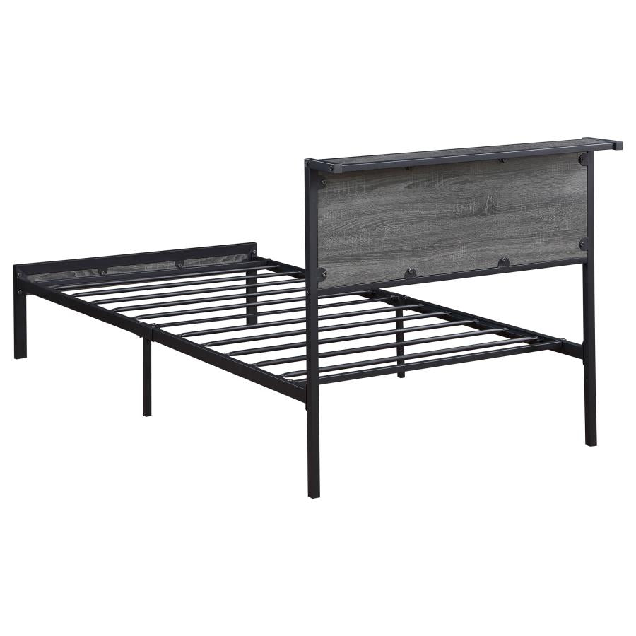 Ricky Grey Twin Bed - furniture place usa