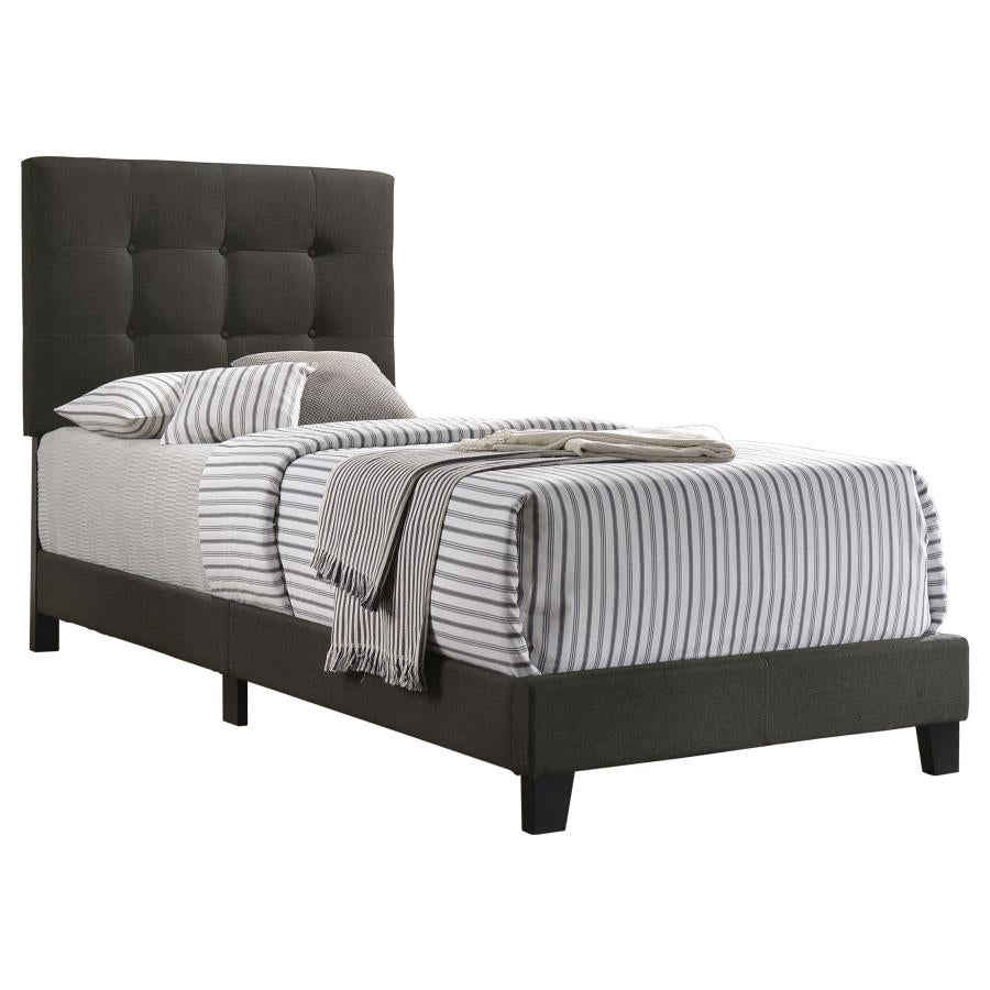 Mapes Grey Twin Bed - furniture place usa