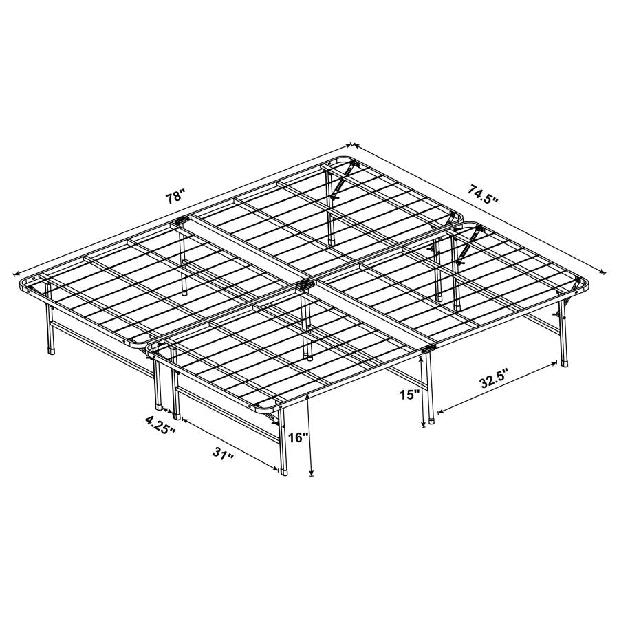 Mabel Black Eastern King Platform - furniture place usa