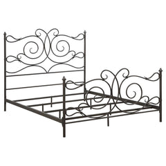 Parleys Brown Queen Bed - furniture place usa