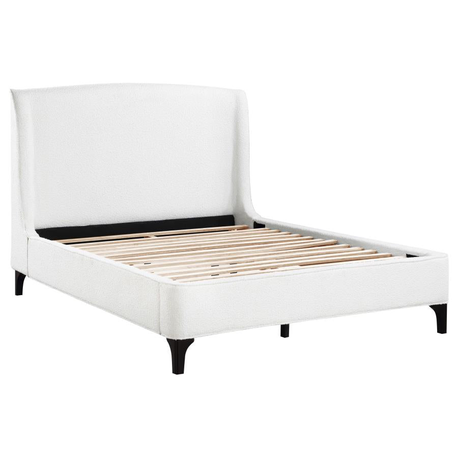 Mosby White Queen Bed - furniture place usa
