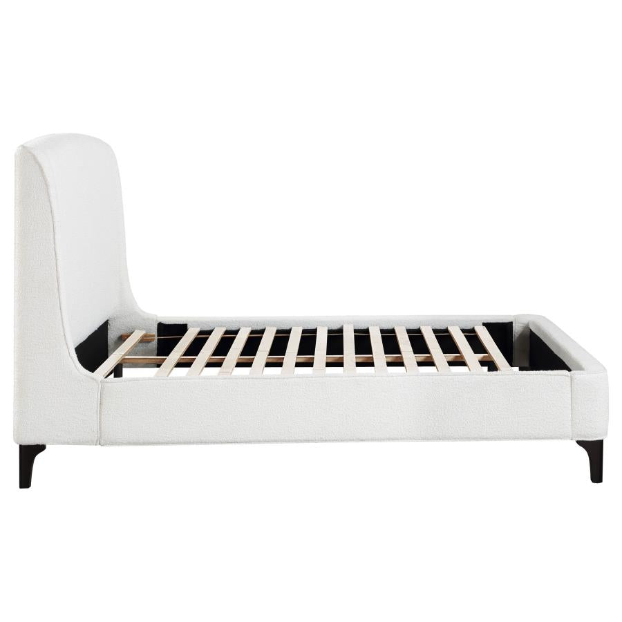 Mosby White Queen Bed - furniture place usa