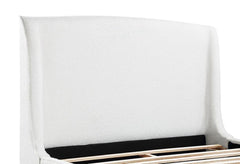 Mosby White Queen Bed - furniture place usa