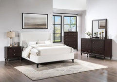 Mosby White Queen Bed - furniture place usa