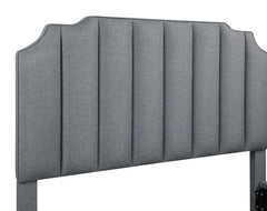 Fiona Grey Full Bed - furniture place usa
