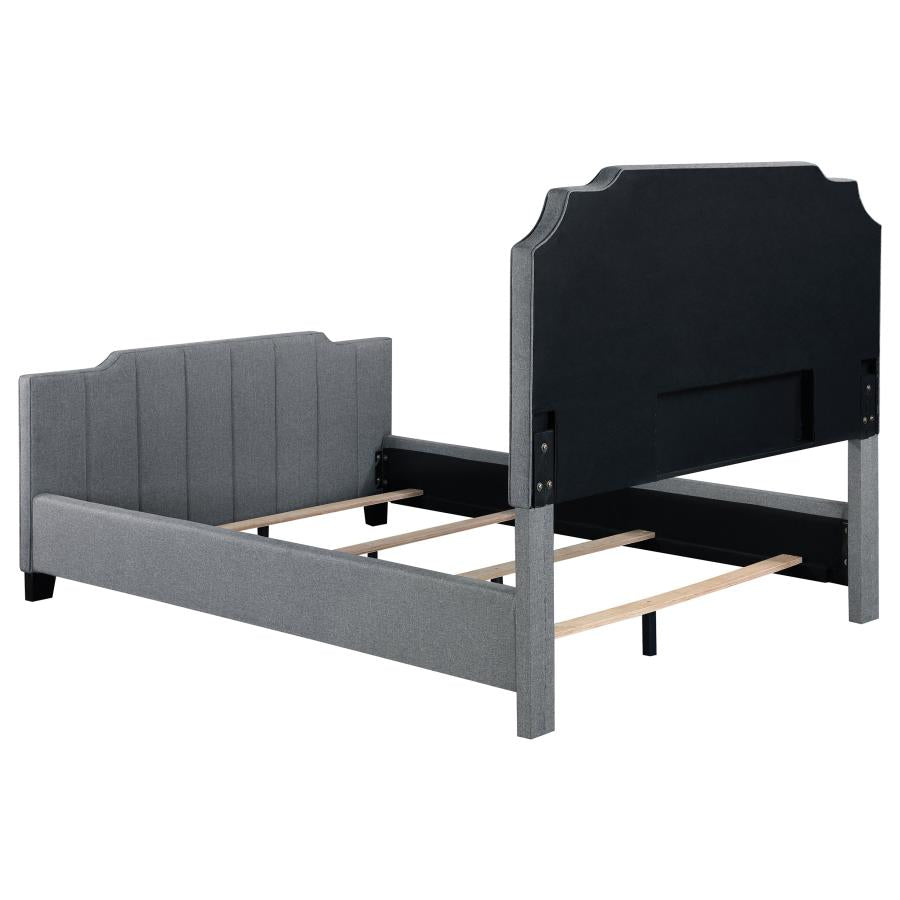 Fiona Grey Queen Bed - furniture place usa