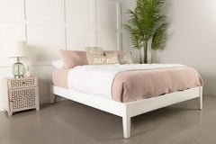 Hounslow White Queen Bed - furniture place usa