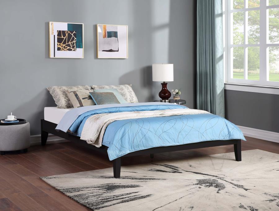 Hounslow Black Queen Bed - furniture place usa