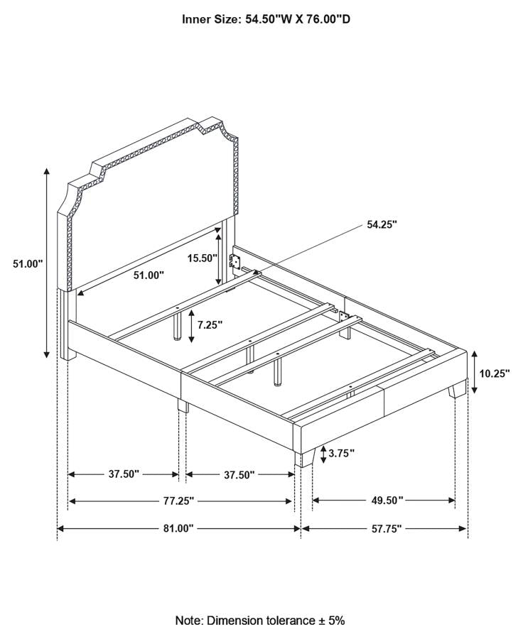 Tamarac Grey Full Bed - furniture place usa