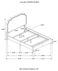 Tamarac Grey Full Bed - furniture place usa