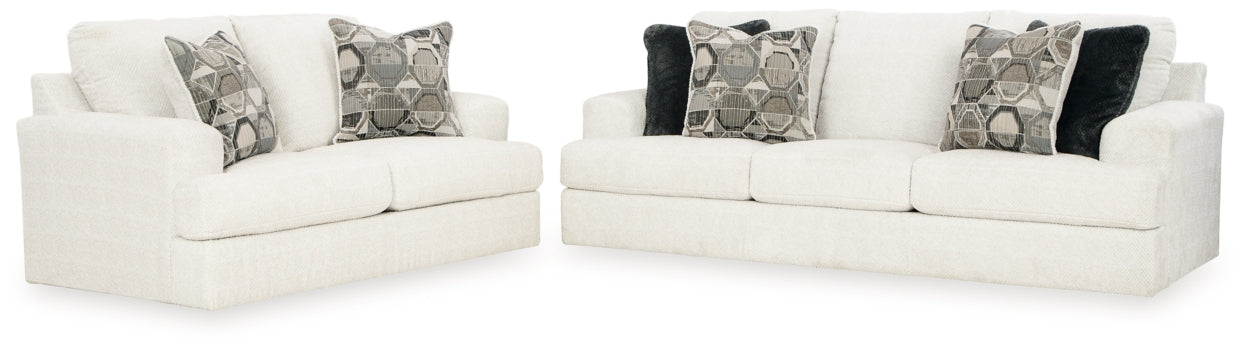 Karinne Sofa and Loveseat - furniture place usa