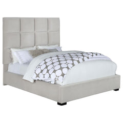 Panes Beige Queen Bed - furniture place usa