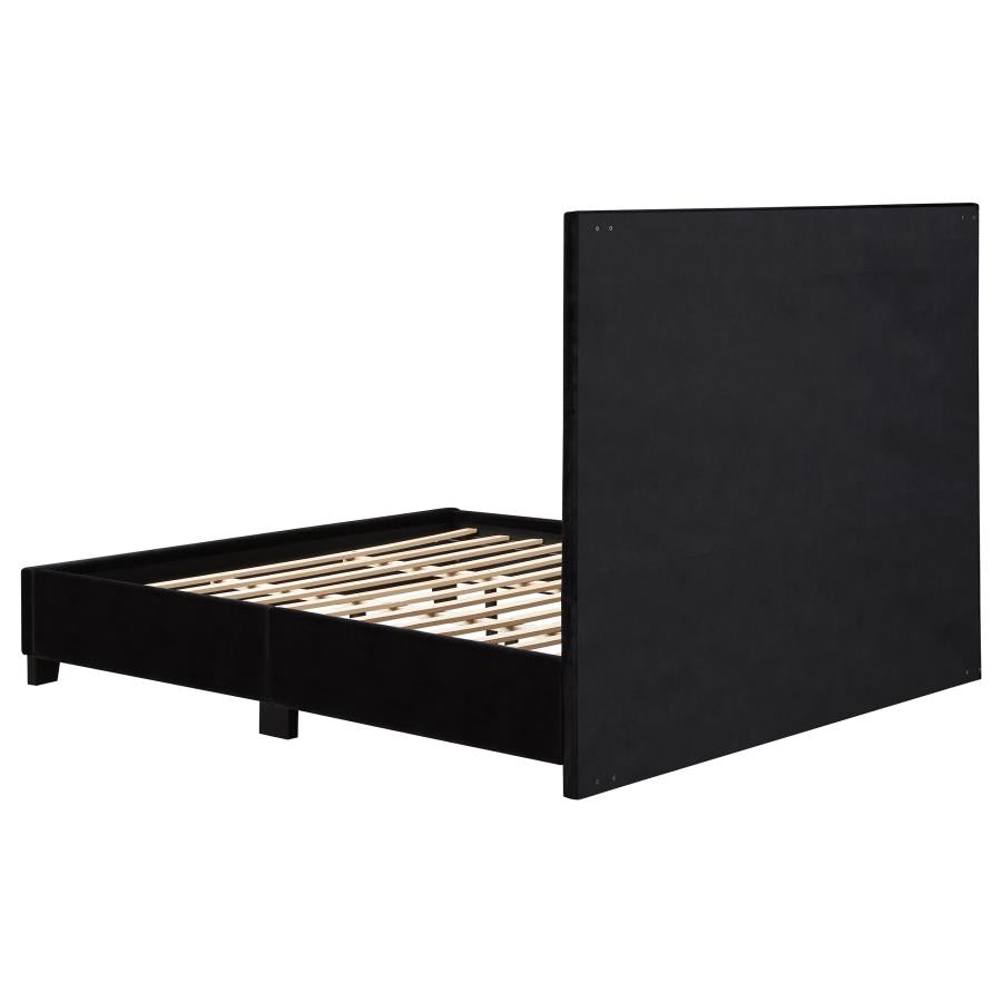 Hailey Black Queen Bed - furniture place usa