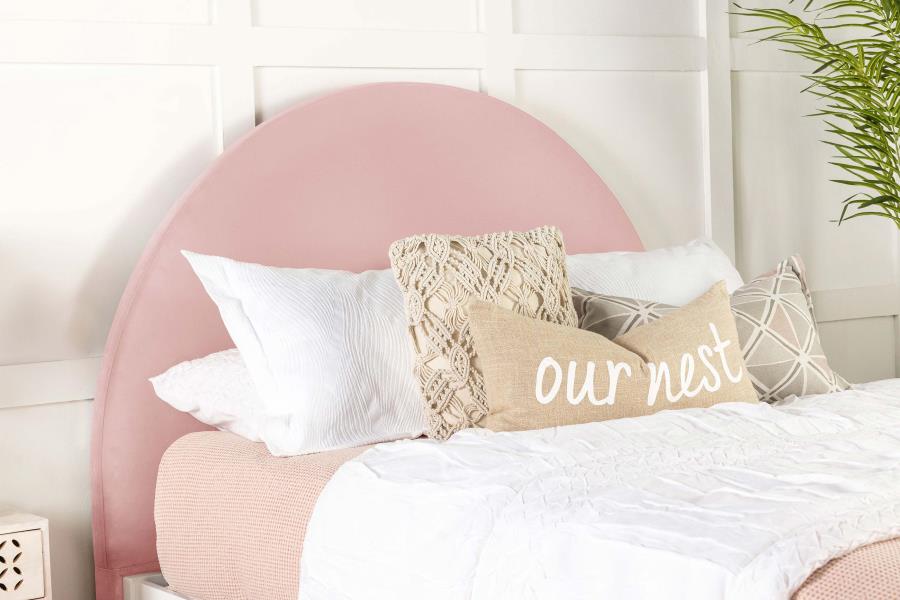 June Pink Twin Headboard - furniture place usa