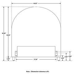 June Pink Twin Headboard - furniture place usa